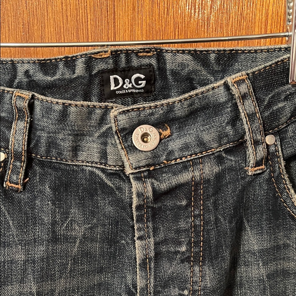 D&G Men's Dark Blue Washed Jeans. Like New. Size 32